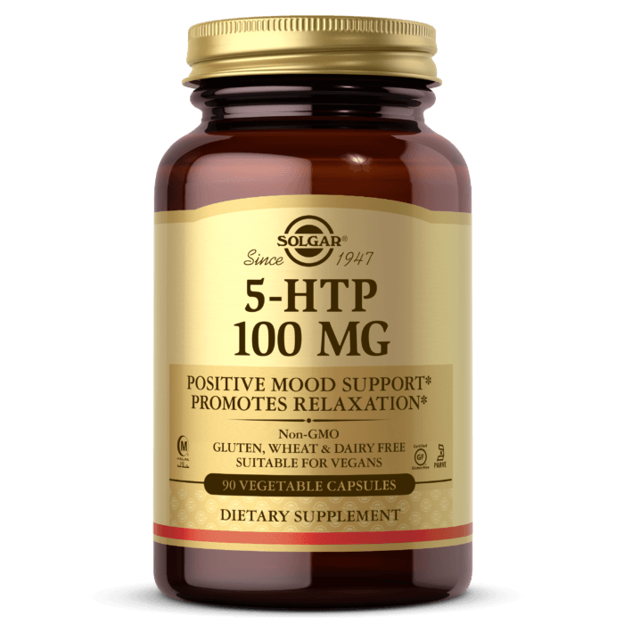 Solgar 5-HTP 100mg 90 vegetable capsules