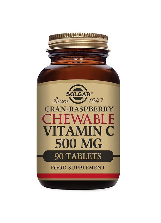 Solgar VITAMIN C 500 mg chewable cran raspberry 90 tablets