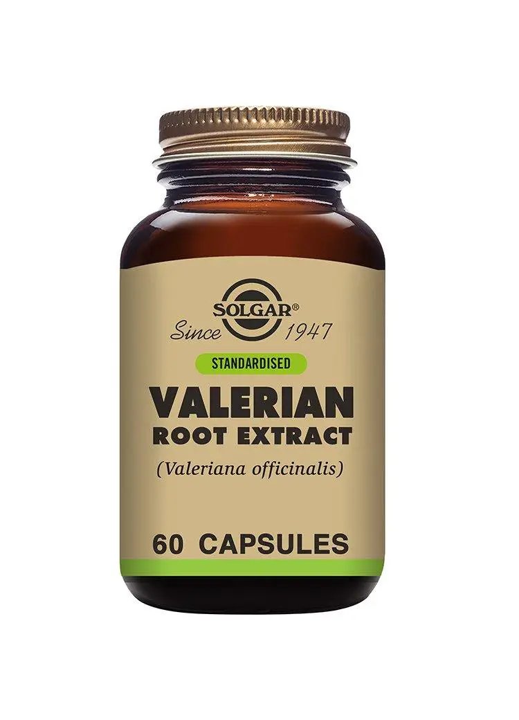 Solgar  Valerian Root Extract 60 capsules - DominionRoadPharmacy
