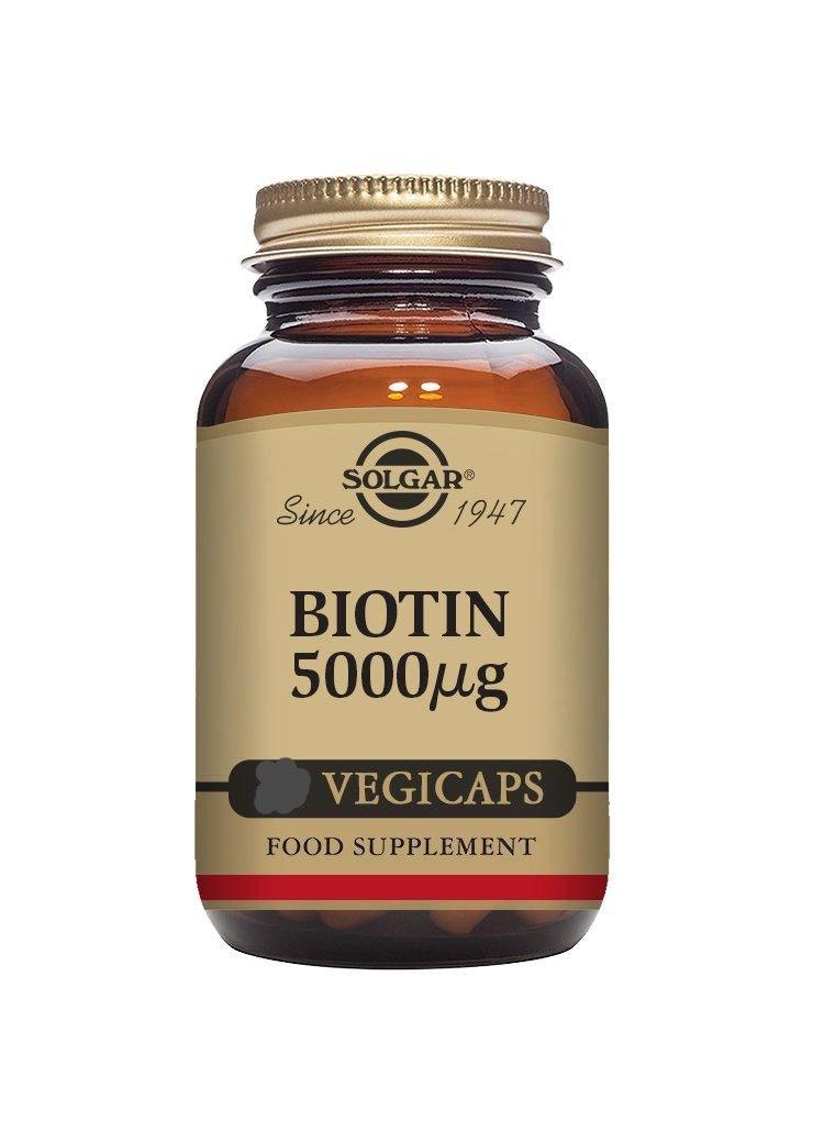 Solgar BIOTIN 5000 mcg vegetable 50 capsules