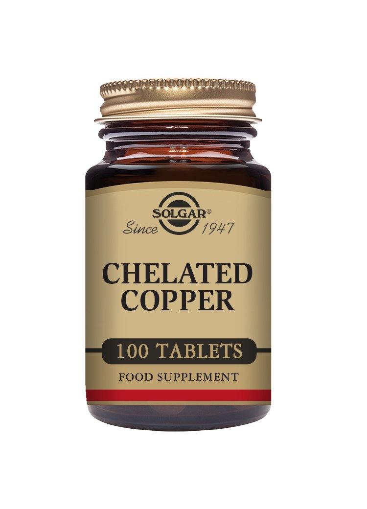 Solgar CHELATED COPPER 100 TABLETS