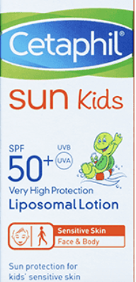 Cetaphil sun kids Liposomal lotion spf 50+ very high protection 150 ml
