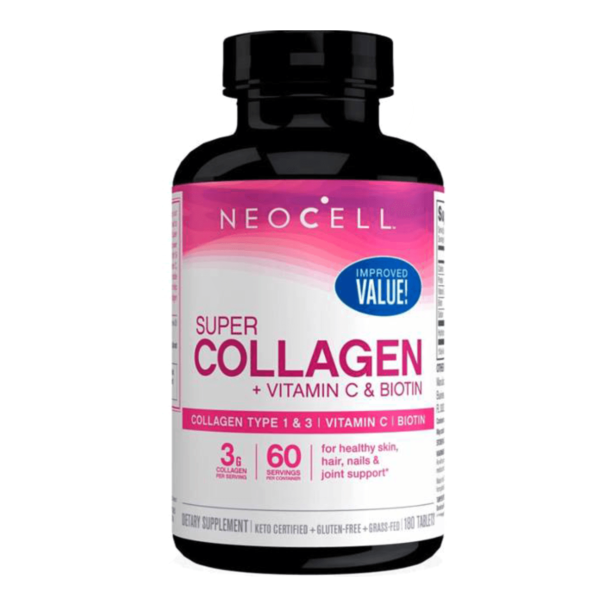 super collagen vitamin c & biotin 180 tabs