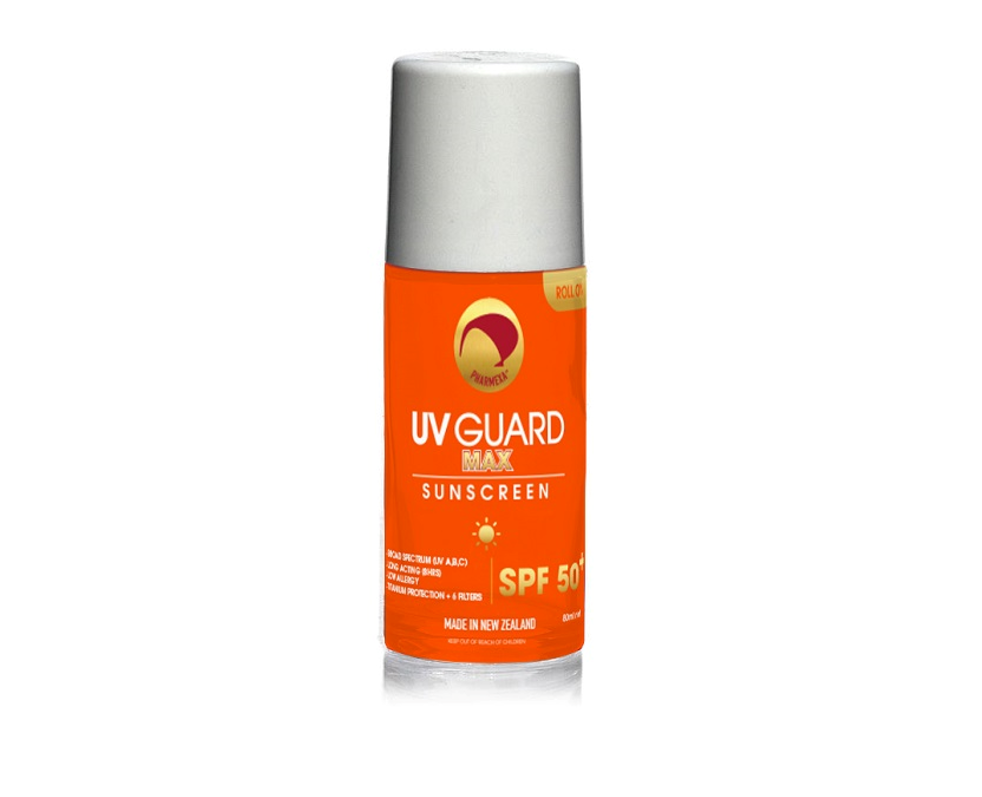 UV Guard SPF 50+ &ldquo;MAX&rdquo; 80ml Roll-on Sunscreen
