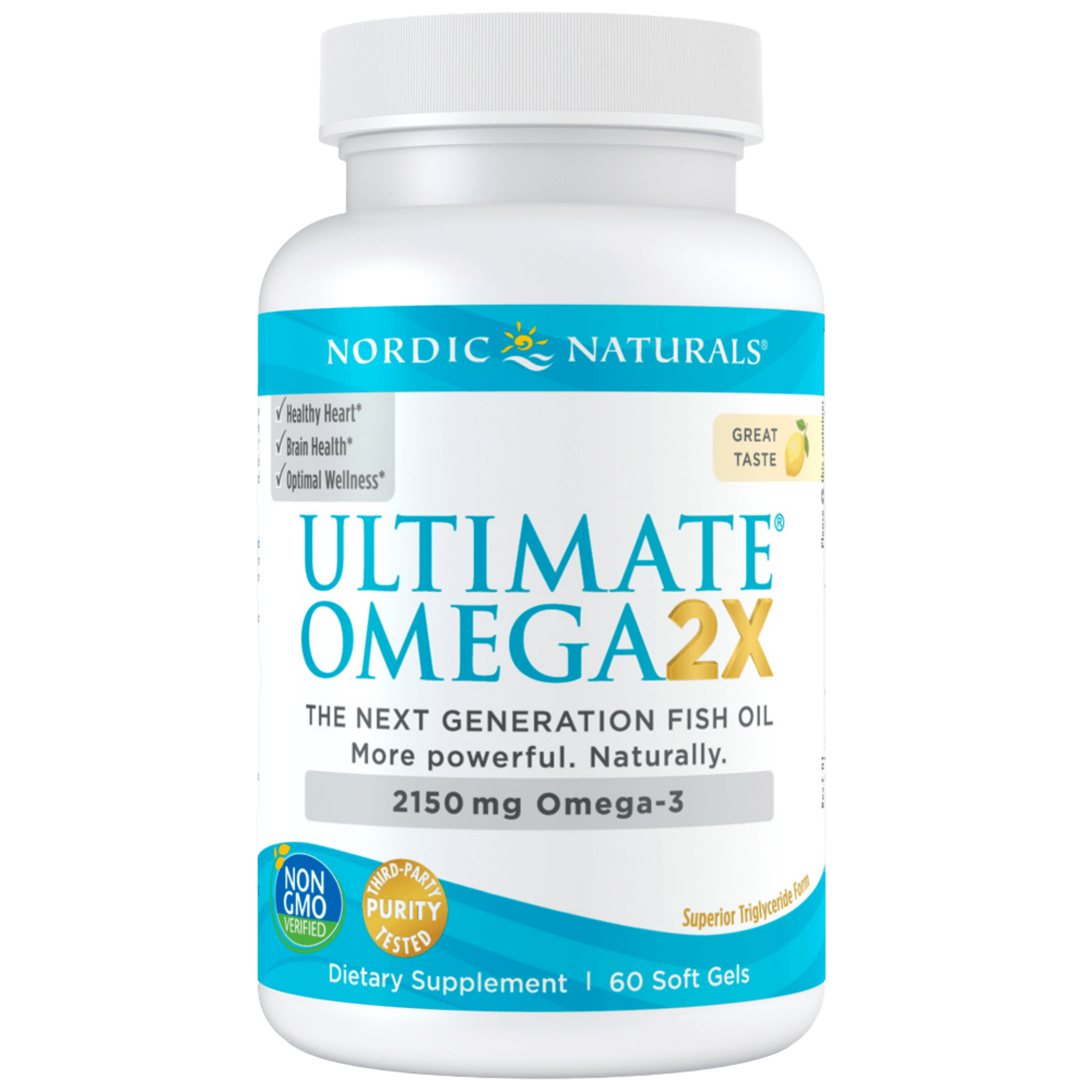 Nordic Naturals Ultimate Omega 2x  60 Soft Gels