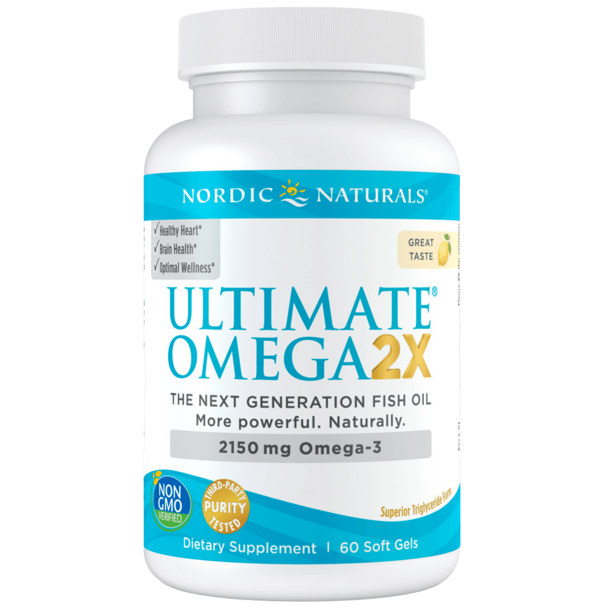 Nordic Naturals Ultimate Omega 2x  60 Soft Gels