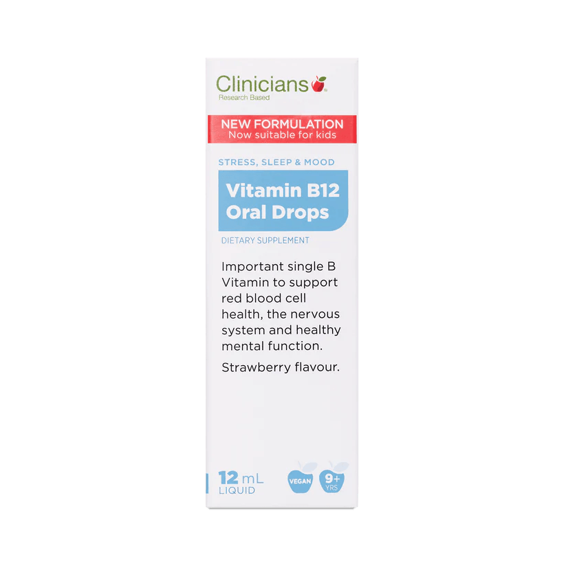 Clinicians Vitamin B12 Oral Drops 12 ml