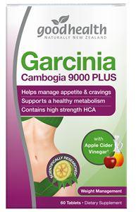 Good Health Garcinia Cambogia 9000 PLUS with Apple Cider Vinegar 60 tablets