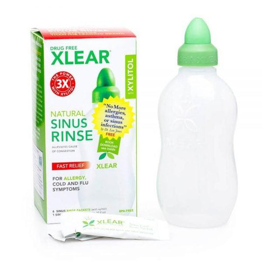 Xlear Sinus Rinse With Xylitol &amp; Saline Solution Starter Kit