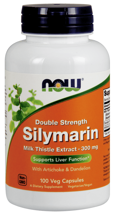 now Silymarin Milk Thistle Extract 300mg 100 Veg Caps