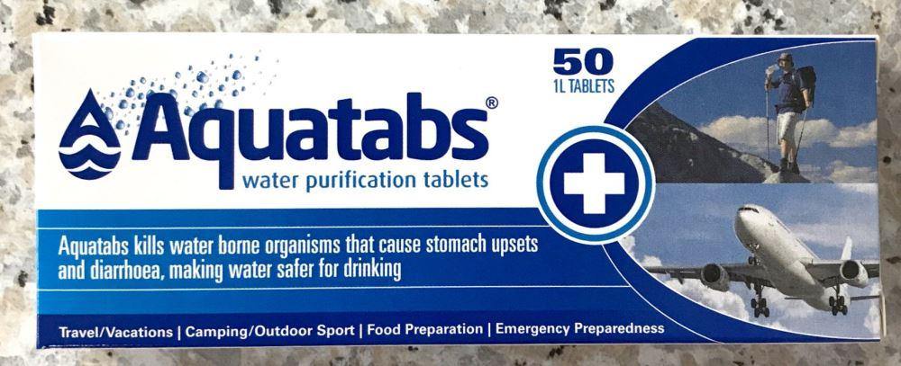 Aquatabs® Water Purification 50 Tablets - DominionRoadPharmacy