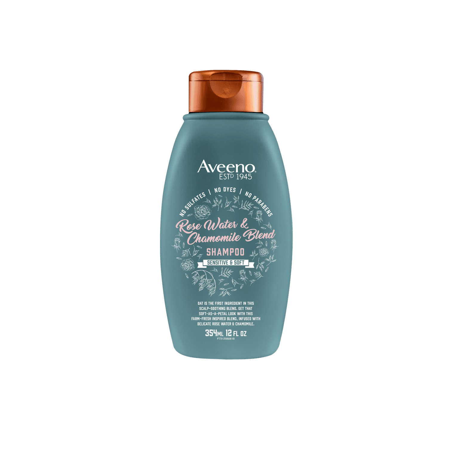 AVEENO ROSE WATER AND CHAMOMILE BLEND SHAMPOO 354ml