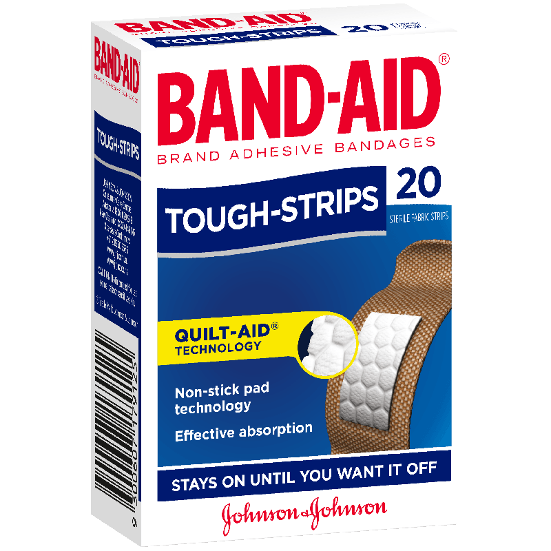 Band-Aid Tough Strips Regular - DominionRoadPharmacy