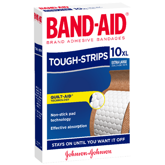 Band-Aid Tough Strips Extra Large 10 - DominionRoadPharmacy