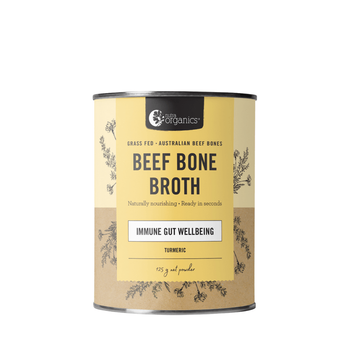 Nutra Organics Beef Bone Broth Turmeric 125 gm - DominionRoadPharmacy