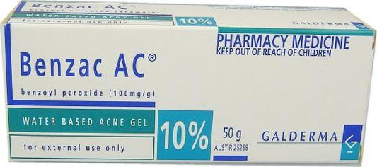 Benzac AC Acne Gel 10% 50g Pharmacy Medicine - DominionRoadPharmacy