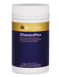 
					ChondroPlex®					
					Clinically Trialled Doses of Glucosamine and Chondroitin for Mild Joint Pain with MSM
				