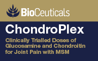 
					ChondroPlex®					
					Clinically Trialled Doses of Glucosamine and Chondroitin for Mild Joint Pain with MSM
				