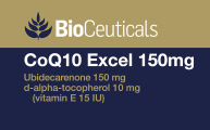
					CoQ10 Excel 150mg					
					Supporting Healthy Cardiovascular System Function
				
