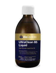 
					UltraClean 85 Liquid					
					High Strength Liquid Fish Oil
				
