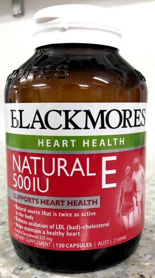 Blackmores Natural E 500IU 150 capsules - DominionRoadPharmacy