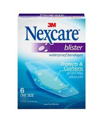 Nexcare Blister Waterproof Bandages 6's