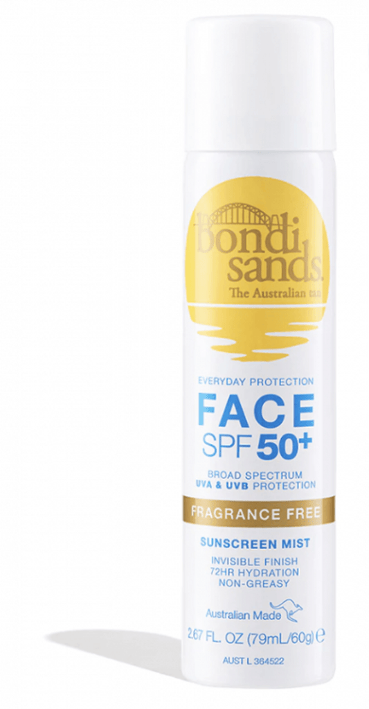 Bondi Sands Spf50+ Fragrance Free Face Mist 75ml