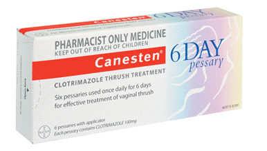 Canesten 6 Day Pessary For Vaginal Thrush - Pharmacist Only Medicine