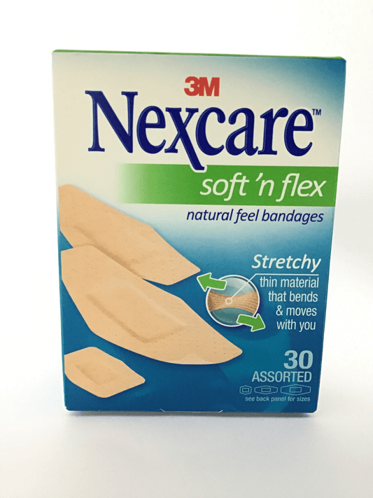 Nexcare Soft ‘n flex natural feel bandages Assorted 30 - DominionRoadPharmacy