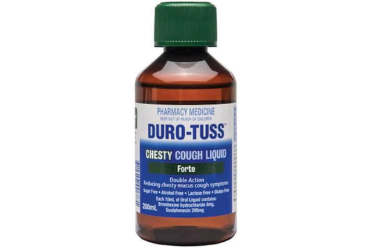 Duro Tuss Chesty Cough Liquid Forte 200ml - DominionRoadPharmacy