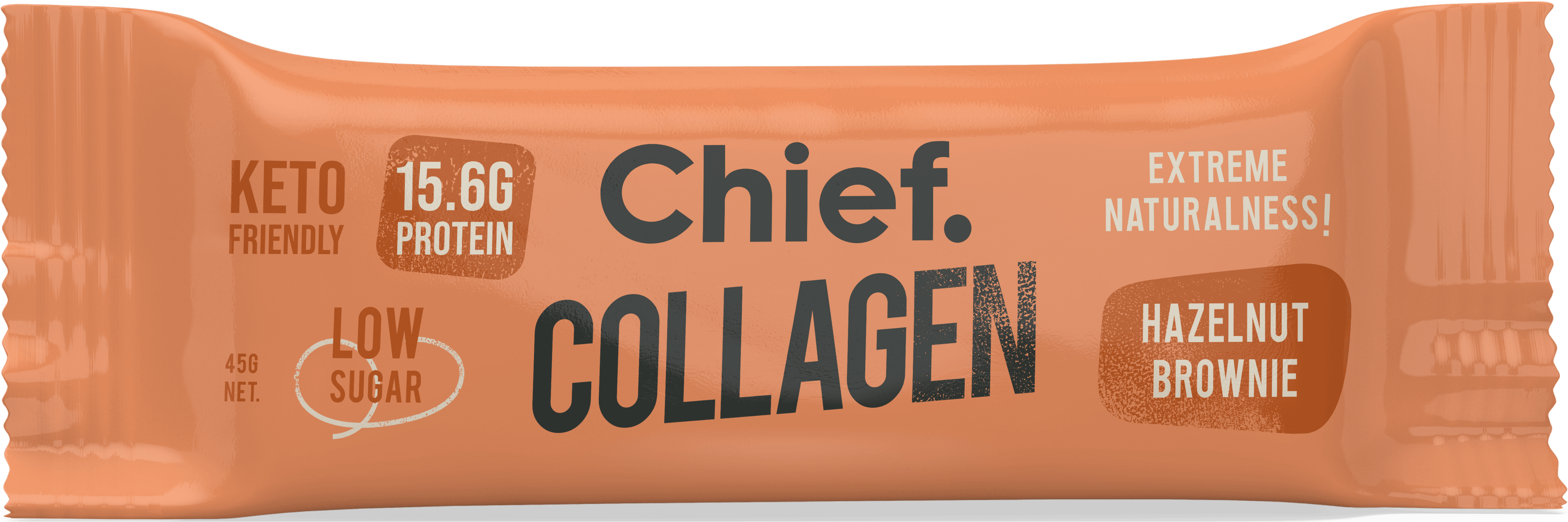 Chief Collagen Protein Bar Hazelnut Brownie 12 bars