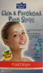 Purederm Botanical Choice Chin &amp; Forehead Pore Strips - Paraben Free 6 Strips