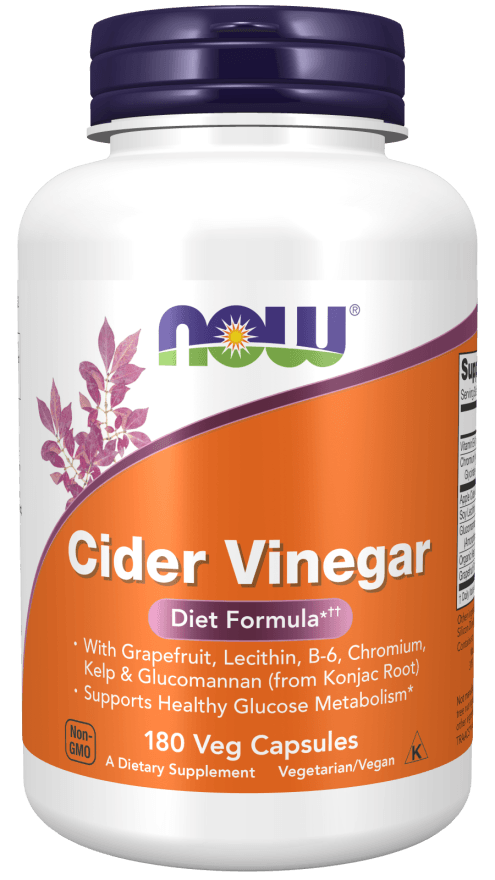 now Cider Vinegar Diet Formula 180 Veg Capsules