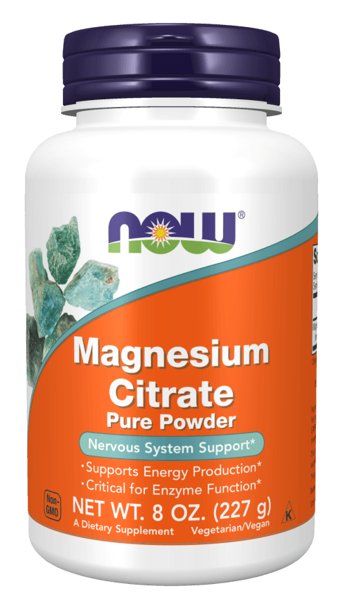 now Magnesium Citrate Pure Powder 227 gm