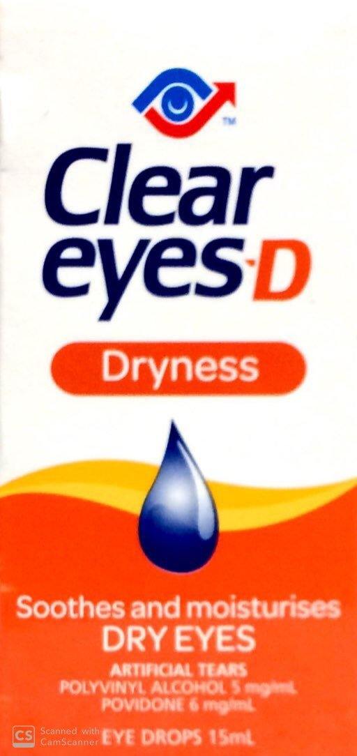 Clear Eyes Dryness Eye Drops 15ml - DominionRoadPharmacy