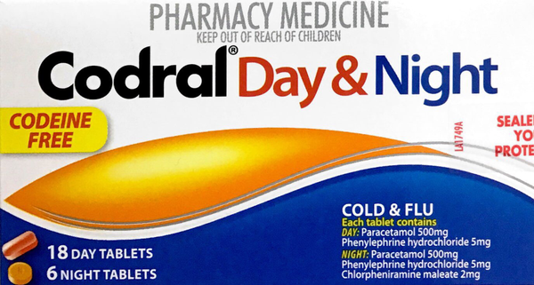 Codral Day & Night Codeine Free Tablets - 24 - DominionRoadPharmacy