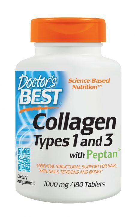 Doctor's Best Collagen Types 1 & 3 1000mg 180 Tablets - DominionRoadPharmacy