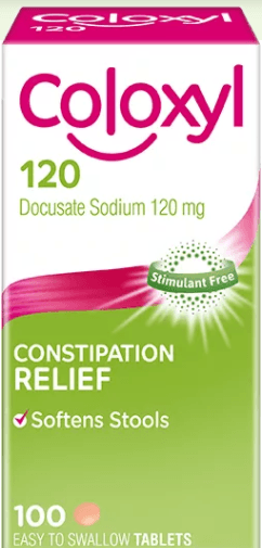 Coloxyl 120mg 100 tablets Qty restriction (2) applies