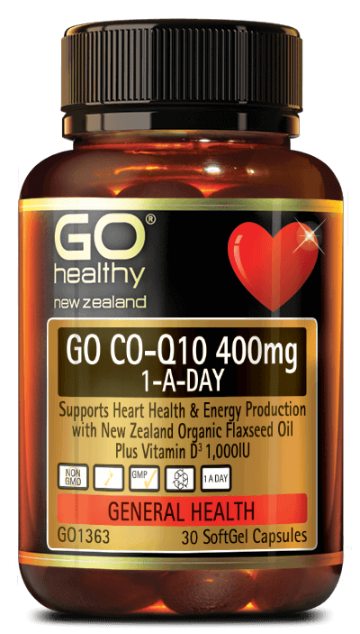 Go Healthy Go Co-Q10 400mg 1-A-Day 30 capsules - DominionRoadPharmacy