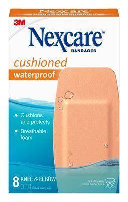 Nexcare Cushioned Bandages Knee and Elbow 8 Pack - DominionRoadPharmacy