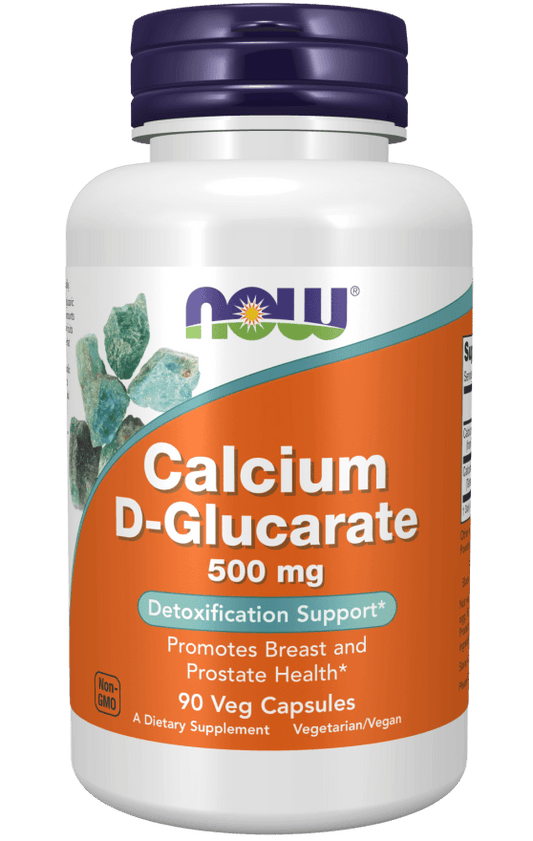 now Calcium D-Glucarate 500 mg 90 Veg Capsules