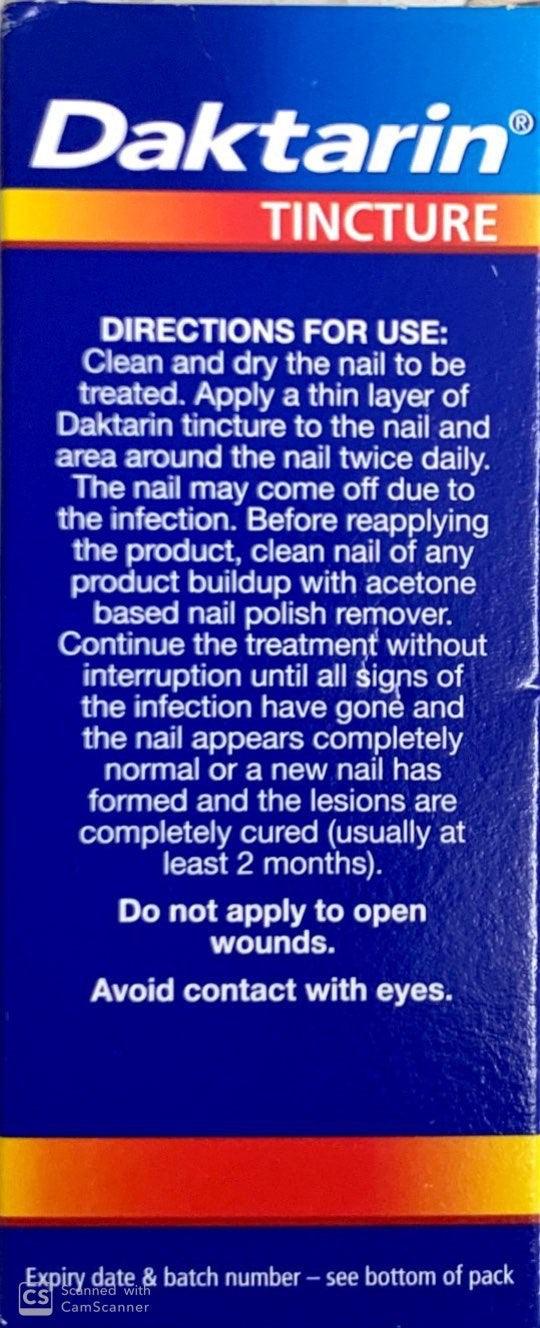 Daktarin Tincture For Fungal Nail Infections 30ml - Miconazole 20mg/ml - Pakuranga Pharmacy