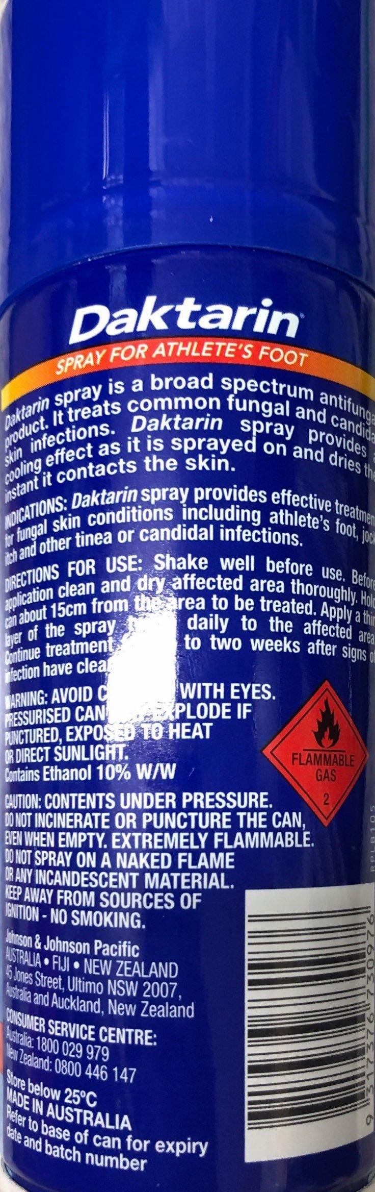 Daktarin Spray antifungal 100gm pharmacy medicine only - DominionRoadPharmacy