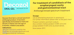 Decozol Oral Gel For Treatment Of Candidiasis 40g - Pharmacist Only Medicine