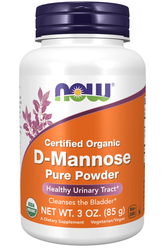 now D-Mannose, Organic & Pure Powder 85 gm