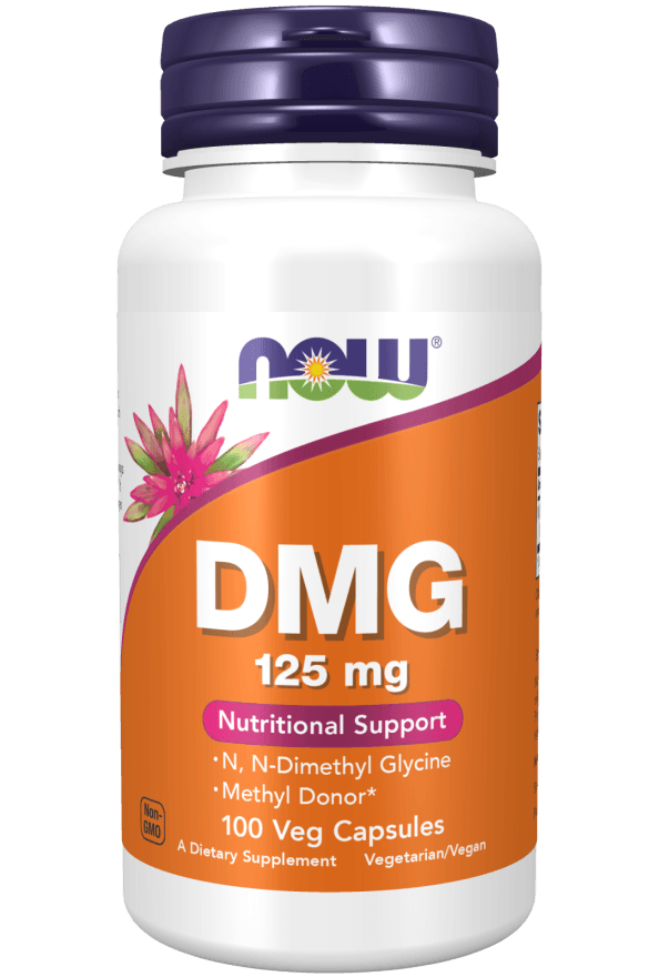 now DMG 125 mg 100 Veg Capsules