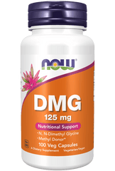 now DMG 125 mg 100 Veg Capsules