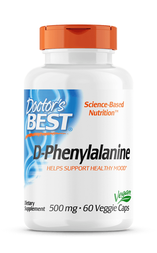 Doctor's best D-Phenylalanine 500mg 60 capsules