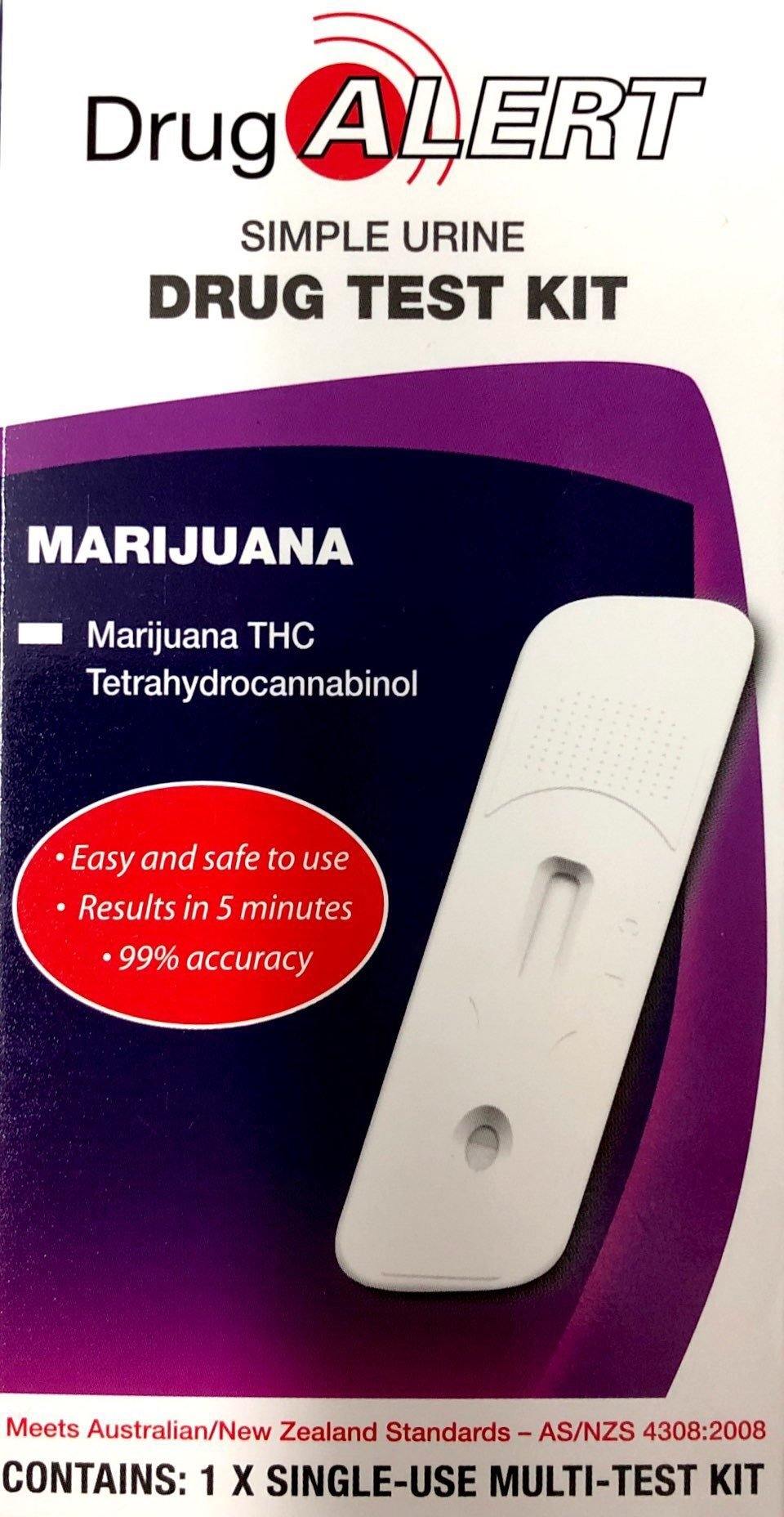 Drug Alert Urine 1 Test kit for Marijuana THC Tetrahydrocannabinol - DominionRoadPharmacy