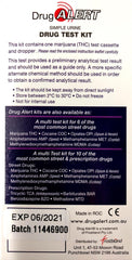 Drug Alert Urine 1 Test kit for Marijuana THC Tetrahydrocannabinol - DominionRoadPharmacy